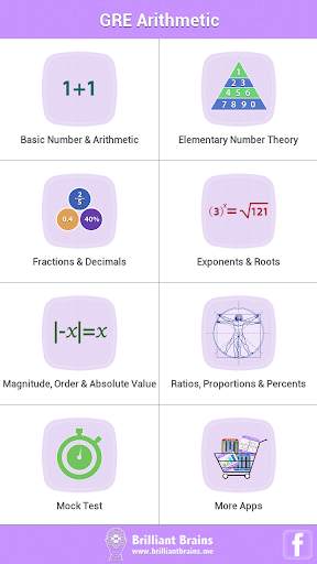 GRE Math Arithmetic Review LE screenshot 1