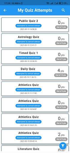 Quiz App 4 تصوير الشاشة