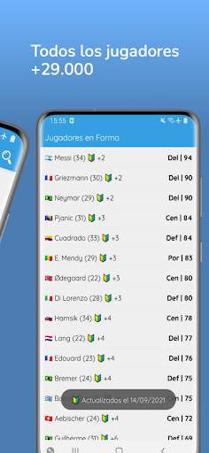 OSM Transfer: Lista ojeador screenshot 2