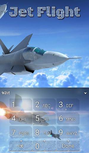 Jet Flight Animated Keyboard   Live Wallpaper screenshot 5