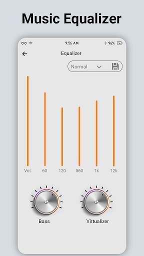 Music Player, Equalizer & Audio Player 7 تصوير الشاشة