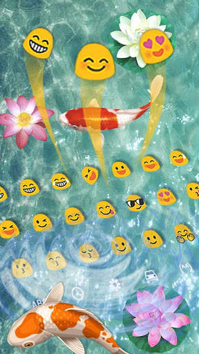 Koi Fish Keyboard screenshot 2