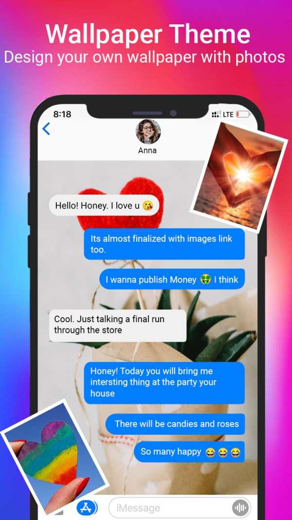 Themes Color Messenger - Color SMS, Customize chat screenshot 5