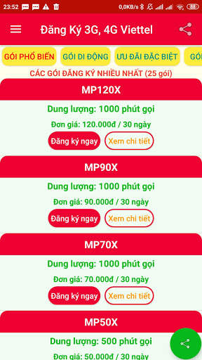 Đăng ký 3G/4G Viettel screenshot 1
