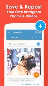 InstaSave - Download Instagram Video & Save Photos screenshot 1