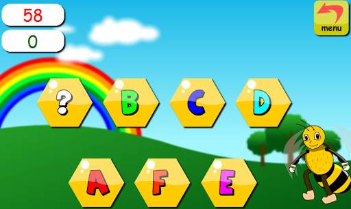 Bee Bermain Huruf dan Angka screenshot 4
