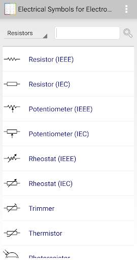 Electrical Symbols for Electronics screenshot 3