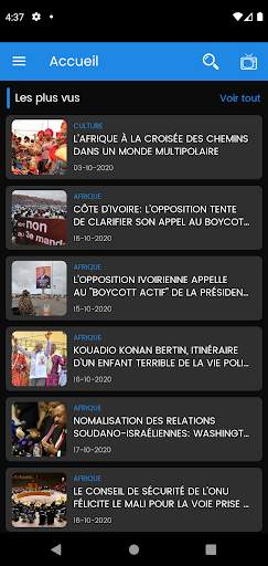 AFRIQUE MEDIA TV screenshot 8