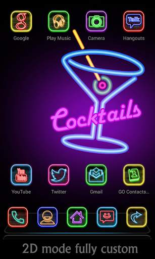 Xenon Glow Next Launcher Theme screenshot 4