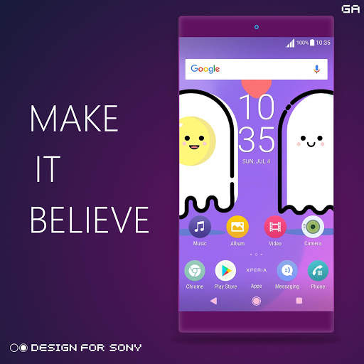 MBE XPERIA Theme | LOVE 🎨Design For SONY screenshot 4