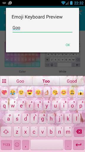 Love Sakura Emoji Keyboard screenshot 2