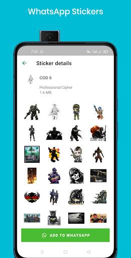 Call of Duty Stickers for WhatsApp - WA Sticker screenshot 2