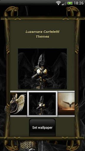 Next Launcher 3D Angel Theme screenshot 7