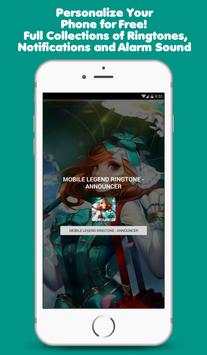 Mobile Ringtone Legend - Announcer screenshot 1