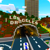 Los Dangeles. Map for Minecraft PE icon