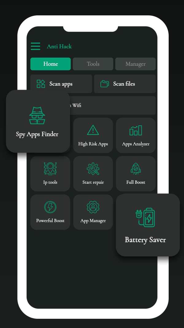 Anti Hack & Spy: Booster for Android & WiFi Doctor screenshot 1