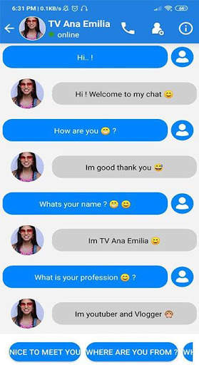 Tv Ana Emilia Game Fake Call & Video screenshot 4