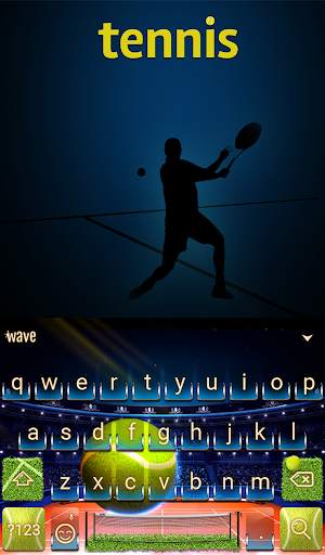 Tennis Animated Keyboard screenshot 2