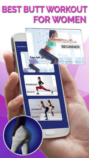 Butt Workout – Booty, Glutes & Buttocks Exercise screenshot 1