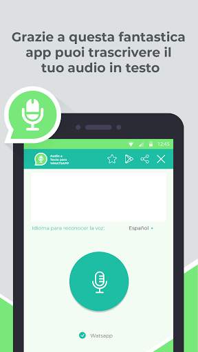 Voce in testo per WhatsApp screenshot 2