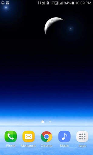Moon Stars Live Wallpaper screenshot 3