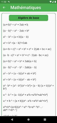 Toutes les formules screenshot 4