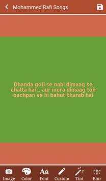 Hit Mohammed Rafi's Songs Lyrics screenshot 8