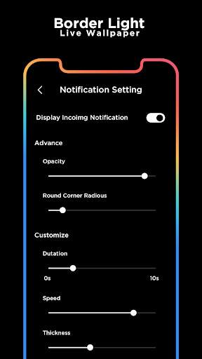 Border Light Live Wallpaper screenshot 3