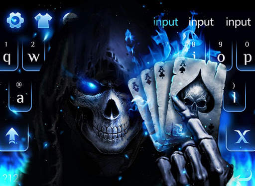 Horrible 3D Poker Skull screenshot 1