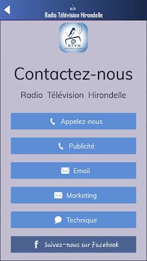 Radio Tele Hirondelle 7 تصوير الشاشة