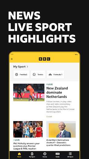 BBC Sport - News & Live Scores screenshot 7