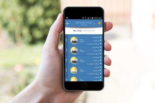 Weather forecast Android live screenshot 1