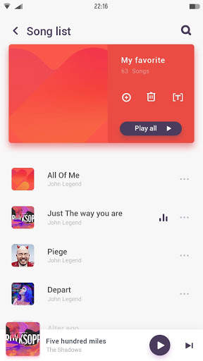 Hi Music Player-Audio Player, Offline Music Player screenshot 4