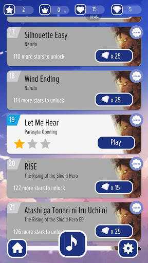Piano AoT Sasageyo Anime Tiles screenshot 5