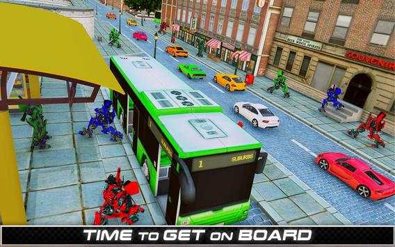 Robot Bus game - Robot Passenger Bus Simulator screenshot 7