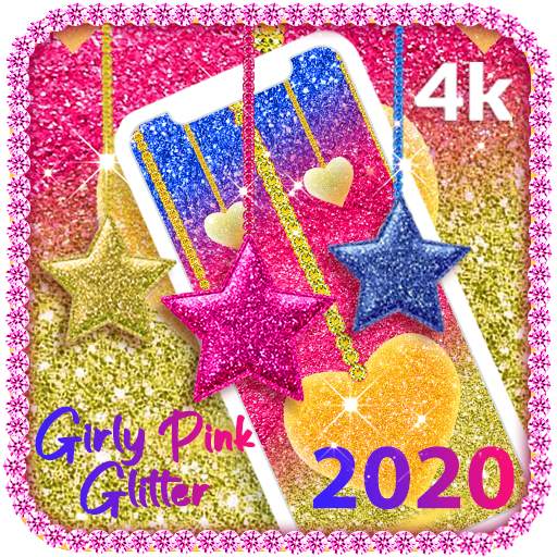 Girly Pink Glitter Wallpapers for Android 💖 1.0