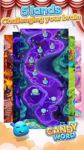 Candy Word: Crossword Game screenshot 2