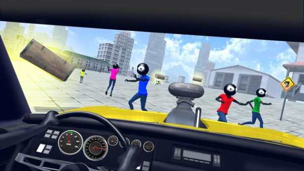 Stickman Destruction Car Driving 3D: Annihilation screenshot 9
