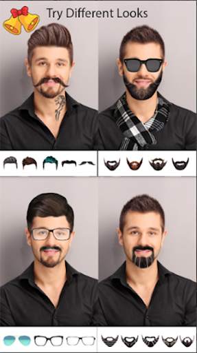 Man Style Photo Editting :  Hair style ,mustache screenshot 1