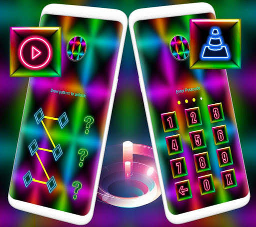 Colorful Neon Launcher Theme screenshot 5
