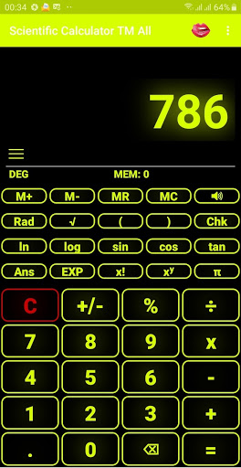 Talking Scientific Calculator pro 6 تصوير الشاشة