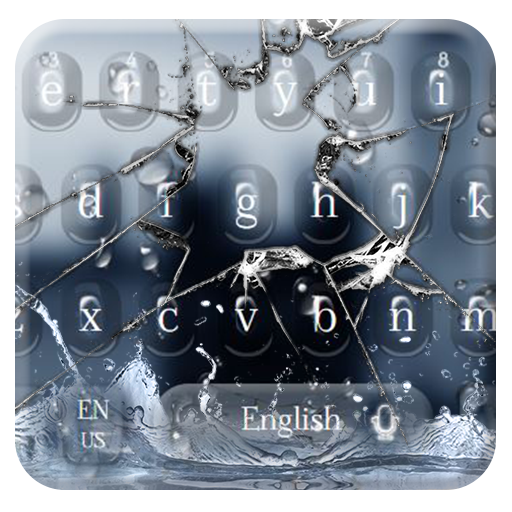 Rain Broken Glass Keyboard icon