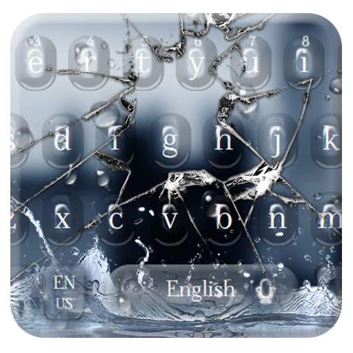 Rain Broken Glass Keyboard 10001003
