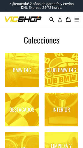 GERMANY VIC SHOP - Recambios y Accesorios BMW screenshot 4
