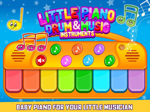 Little Piano Drums and Music Instruments with Song screenshot 1
