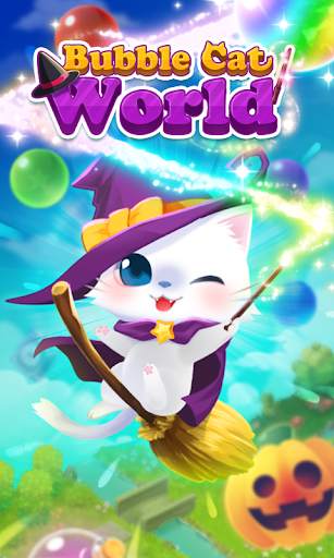 Bubble Cat Worlds Pop Shooter screenshot 1