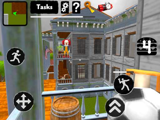 Neighbor Clown. Scary Escape 3D screenshot 9