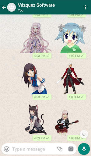 WASticker Anime Stickers screenshot 6
