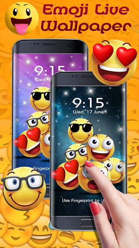 Cute Emoji Live Wallpaper screenshot 2