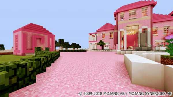 Pink House for Girls. Minecraft Map screenshot 1